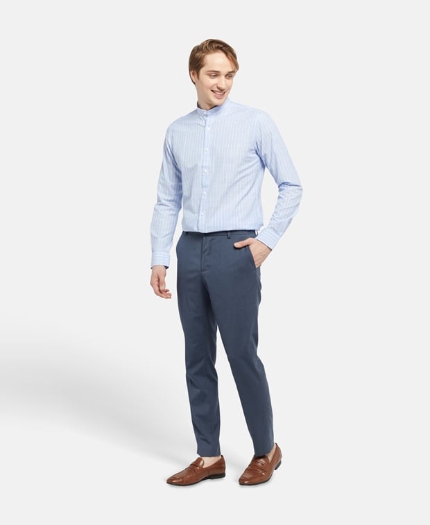 Langarmhemd - Slim Fit