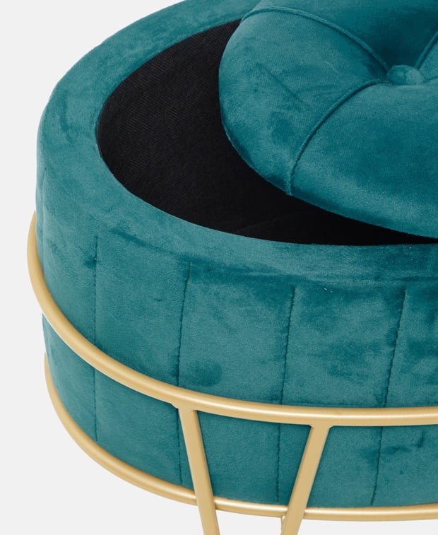 Hocker mit Stauraum
