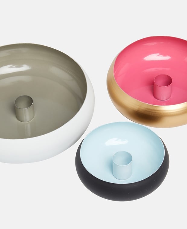 Kerzenhalter, 3-tlg.