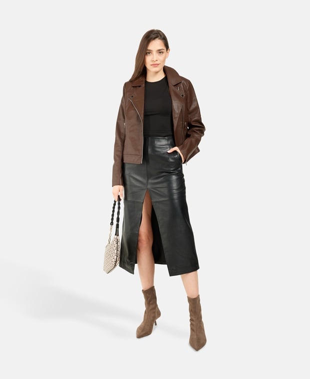 Kunstleder Jacke