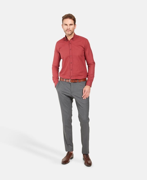 Langarmhemd - Slim Fit