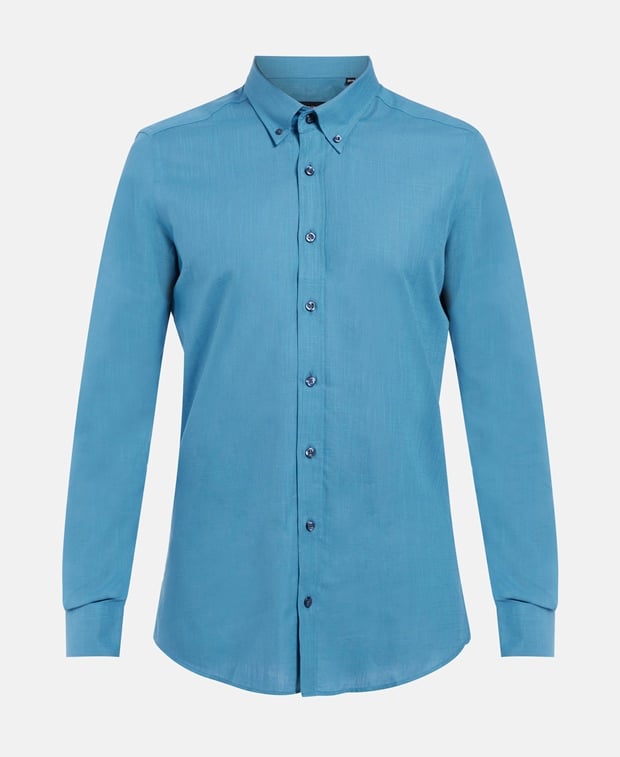 Langarmhemd - Slim Fit