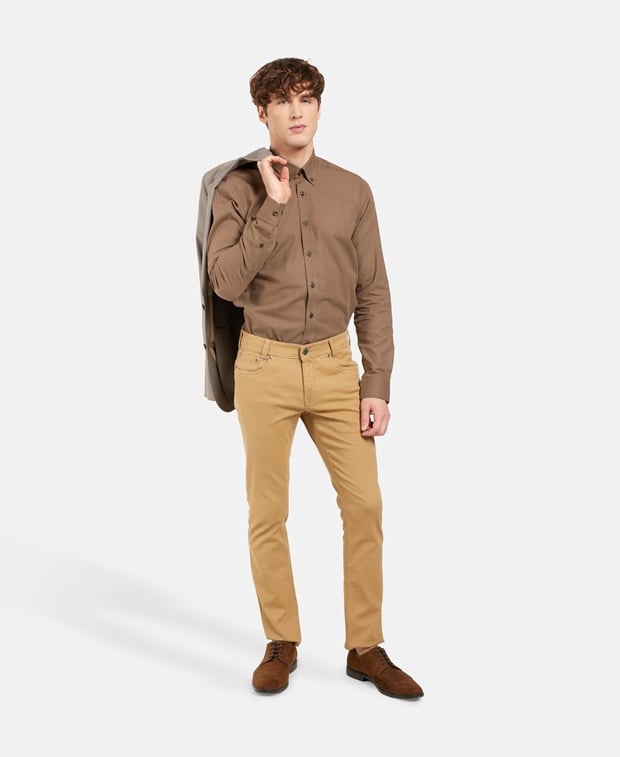 Langarmhemd - Slim Fit