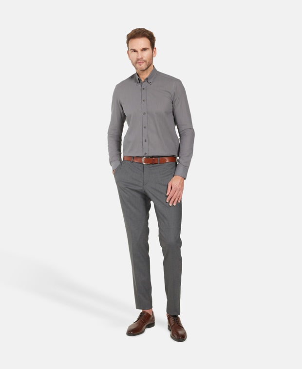 Langarmhemd - Slim Fit