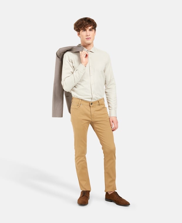Langarmhemd - Slim Fit