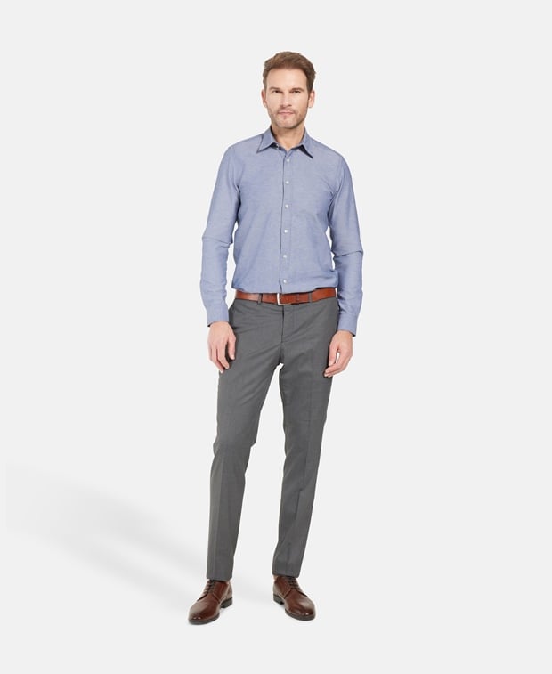 Langarmhemd - Slim Fit