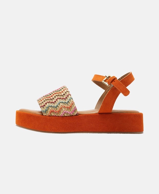 Plateau-Sandalen