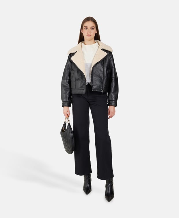 Kunstleder Jacke