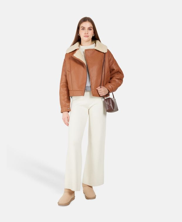 Kunstleder Jacke