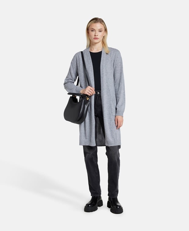 Kaschmir-Strickjacke