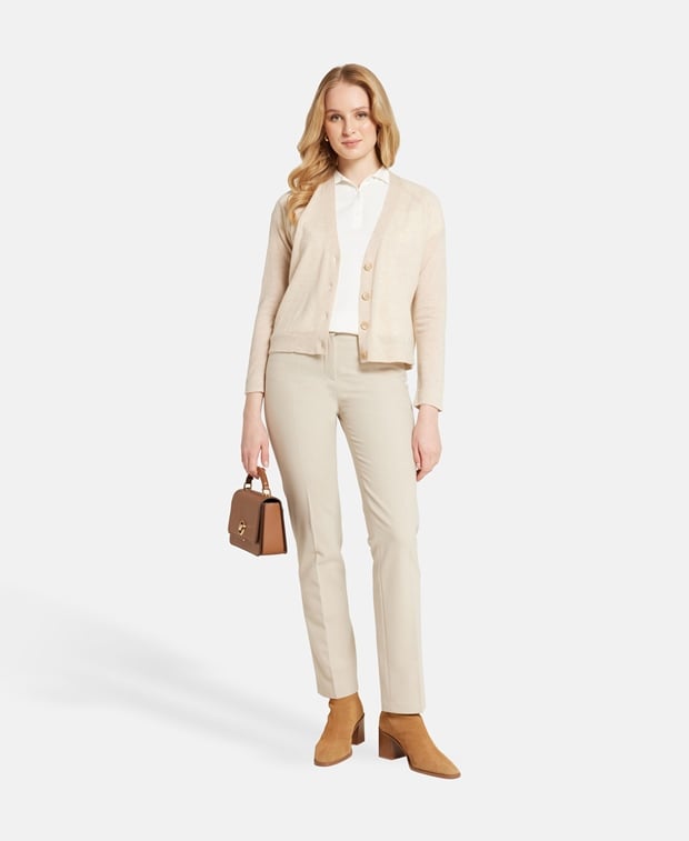 Kaschmir-Strickjacke