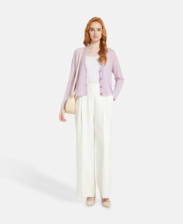 Kaschmir-Strickjacke