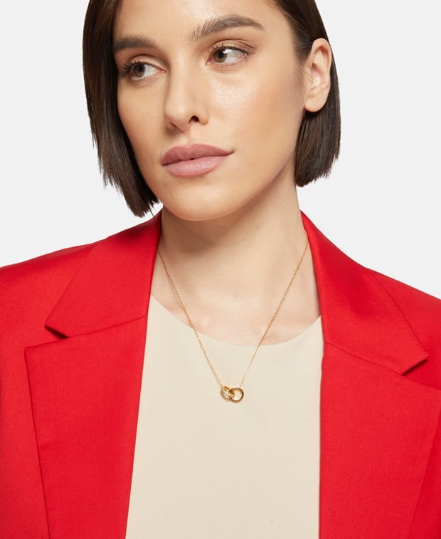 Halskette mit Diamantanhänger