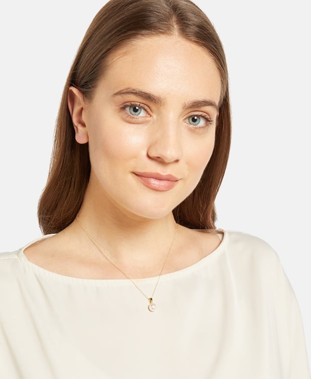 Halskette mit Perlenanhänger