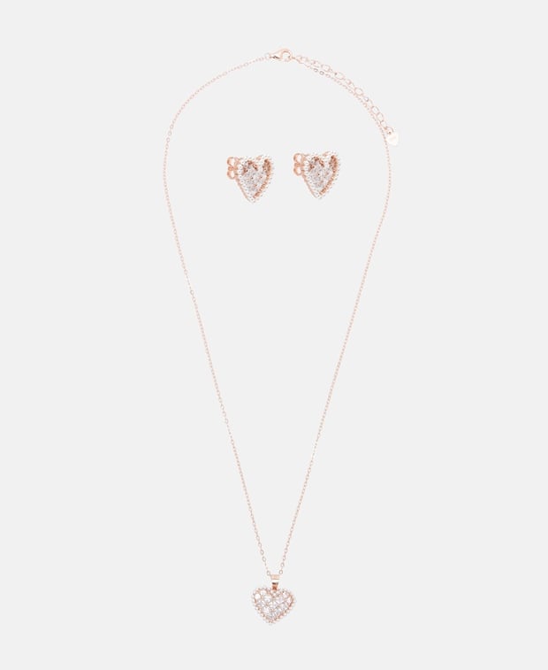 Set aus Halskette und Ohrstecker
