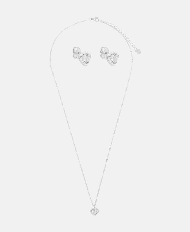 Set aus Halskette und Ohrstecker