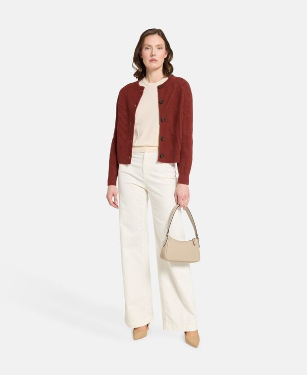 Kaschmir-Strickjacke