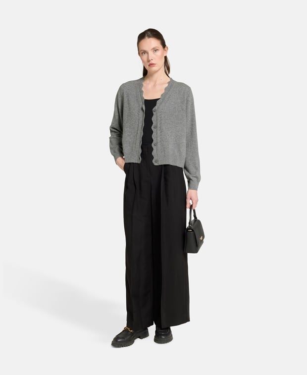 Kaschmir-Strickjacke