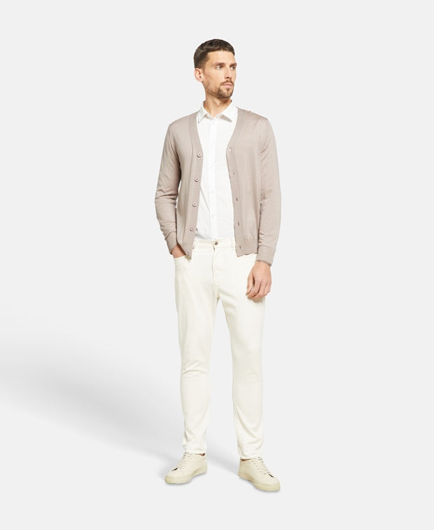 Woll-Strickjacke