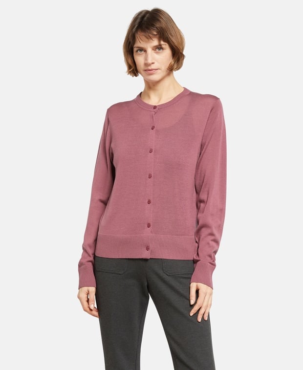 Woll-Strickjacke