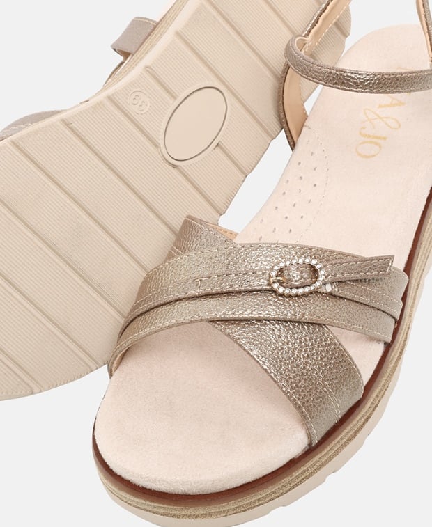 Plateau-Sandalen