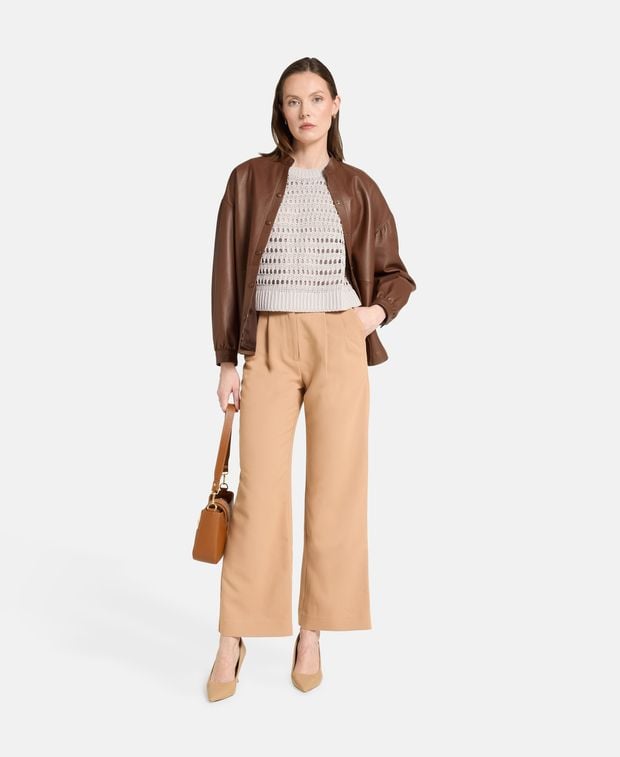 Leinenpullover