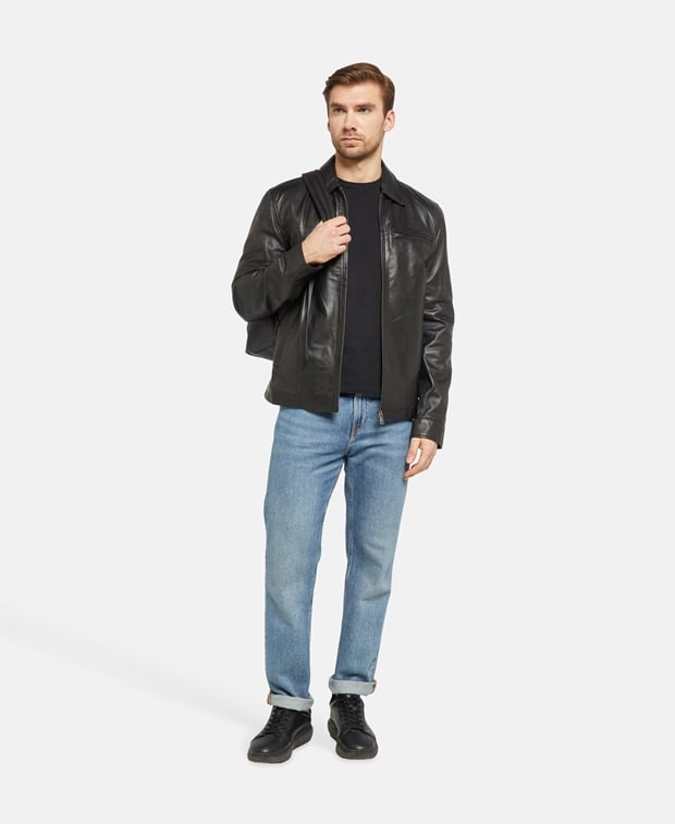 Lederjacke