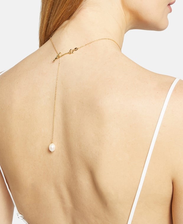 Halskette mit Perlenanhänger