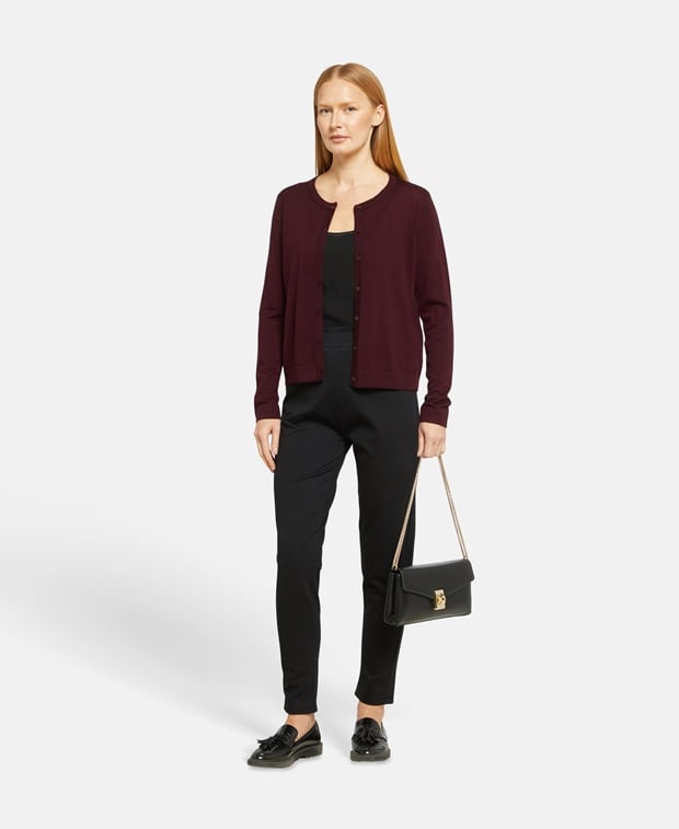 Woll-Strickjacke