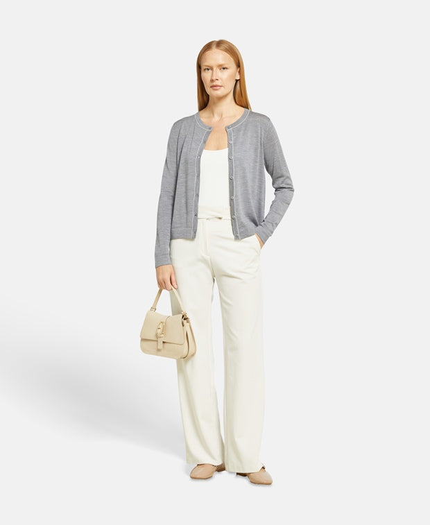 Woll-Strickjacke