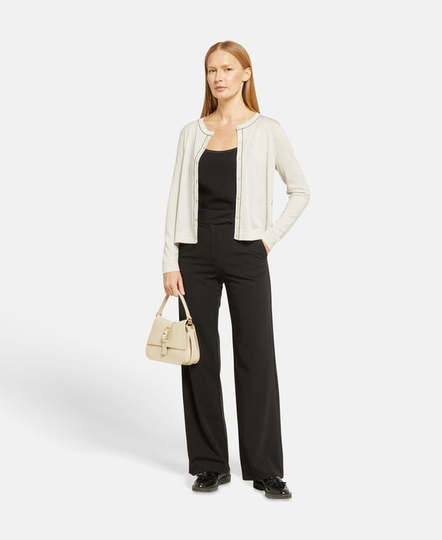 Woll-Strickjacke