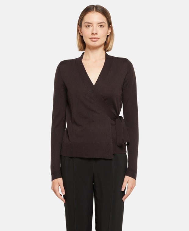 Woll-Strickjacke