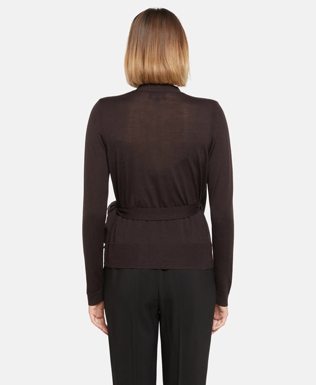Woll-Strickjacke