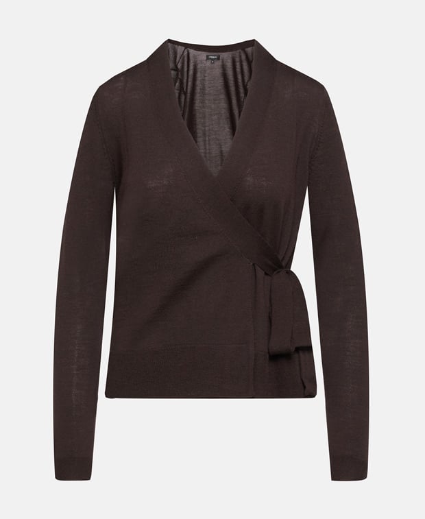 Woll-Strickjacke