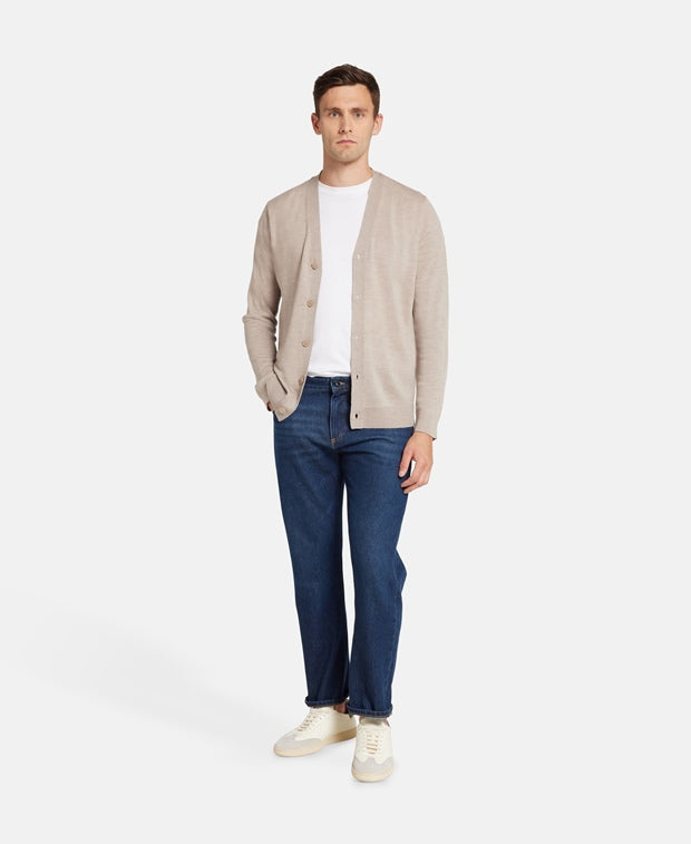 Woll-Strickjacke