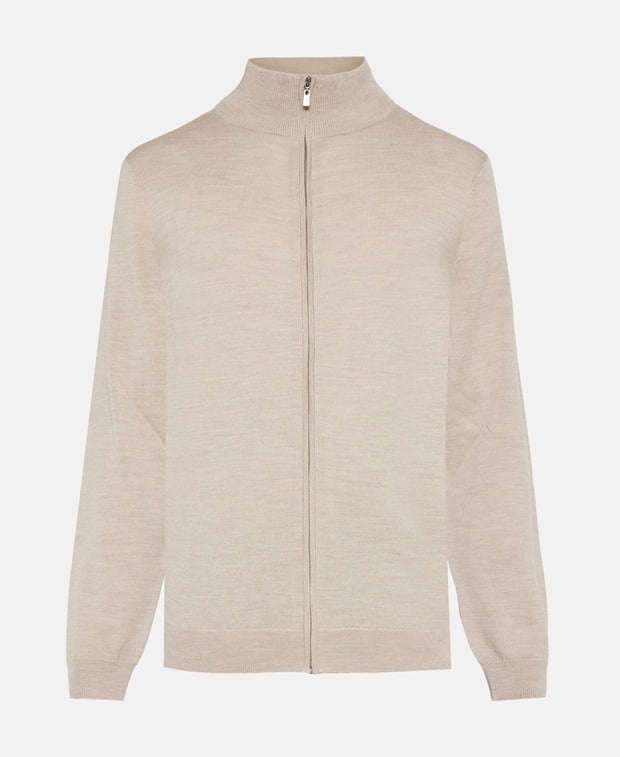 Woll-Strickjacke