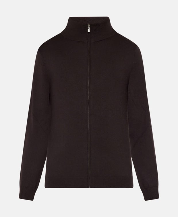 Woll-Strickjacke