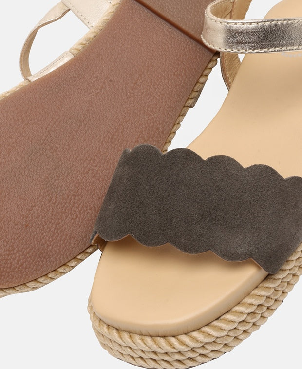 Plateau-Sandalen