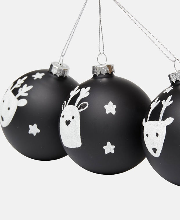 Weihnachtskugeln, 6er-Set