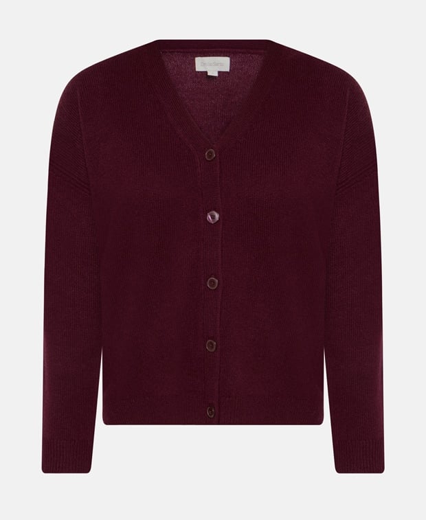 Kaschmir-Strickjacke