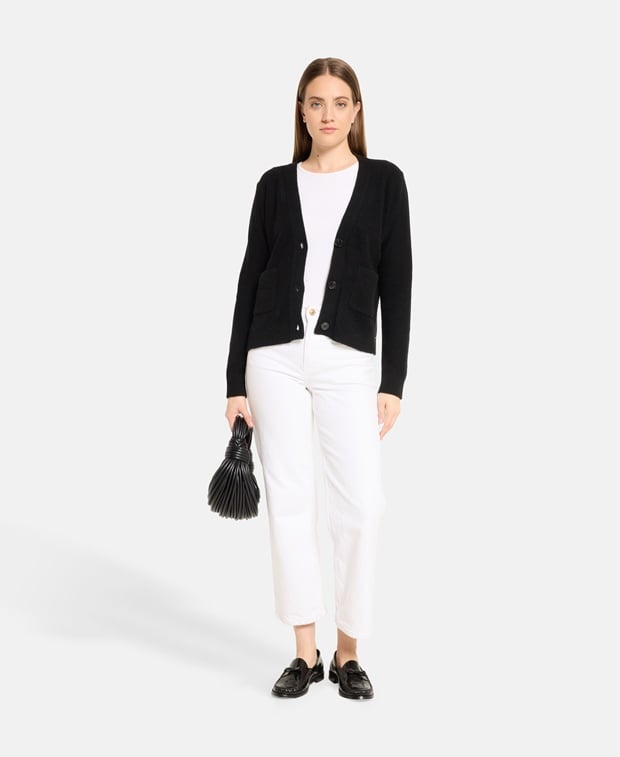 Woll-Strickjacke