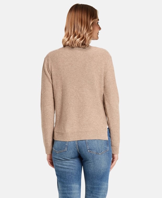 Woll-Strickjacke