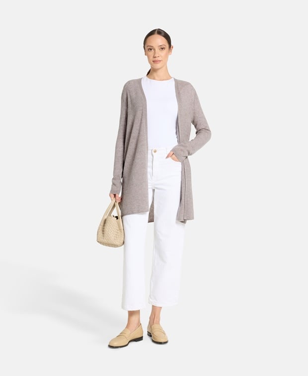 Kaschmir-Strickjacke