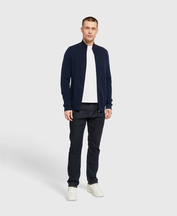 Kaschmir-Strickjacke