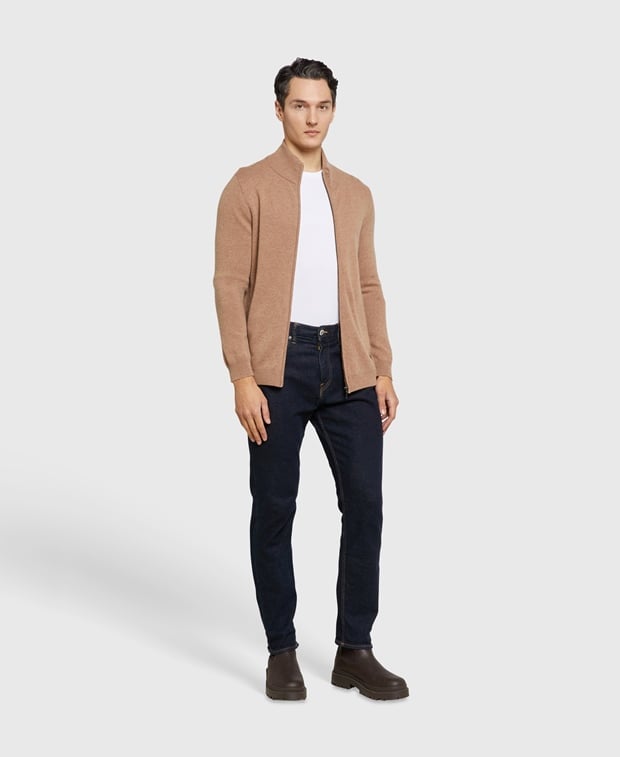 Kaschmir-Strickjacke