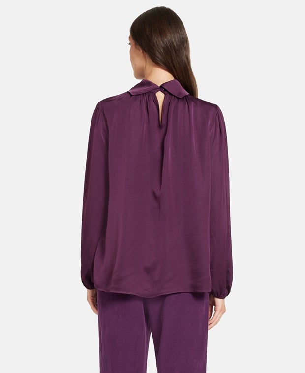 Satinbluse