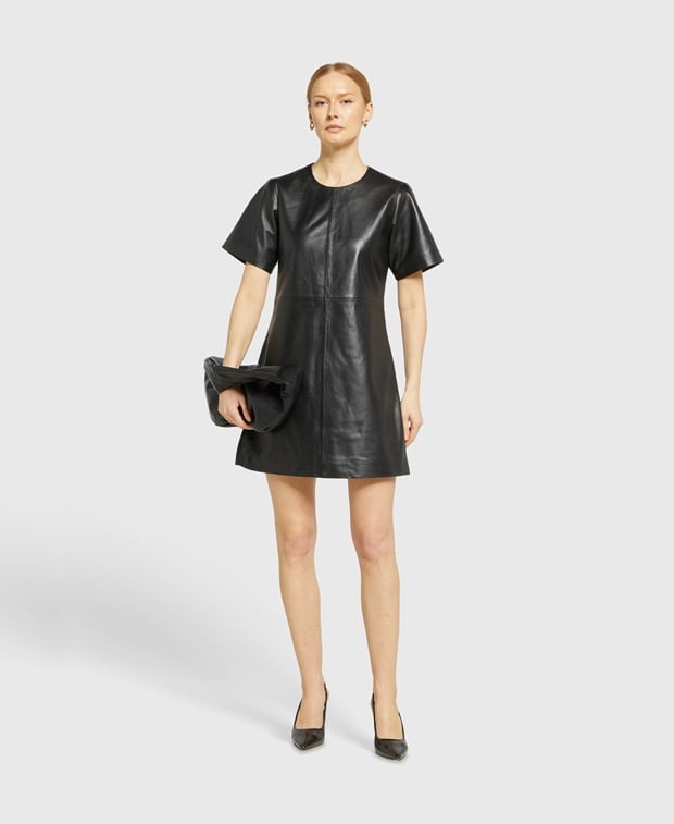 Lederkleid
