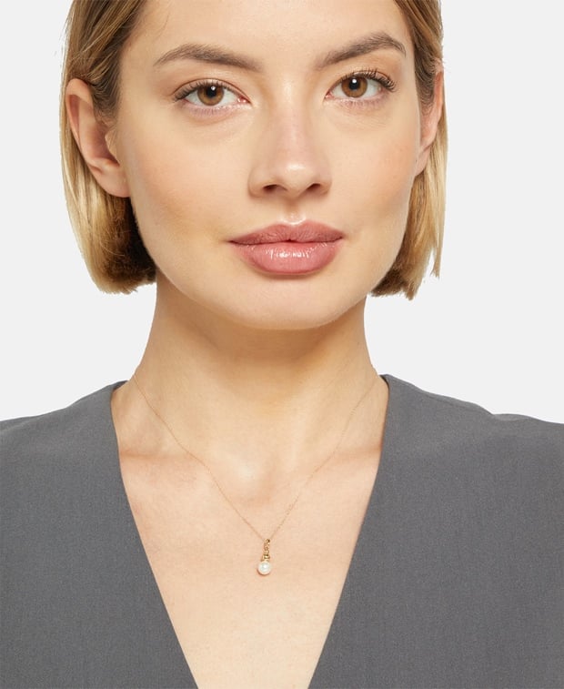 Halskette mit Perlenanhänger