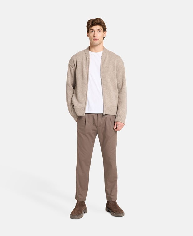 Woll-Strickjacke