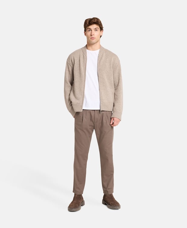 Woll-Strickjacke